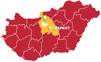 Budapest és Pest megye térkép